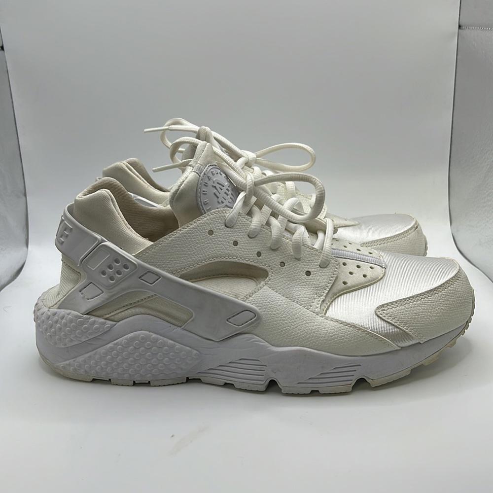 Nike Huarache Triple White Shoes Sneakers White Cream Womens Size