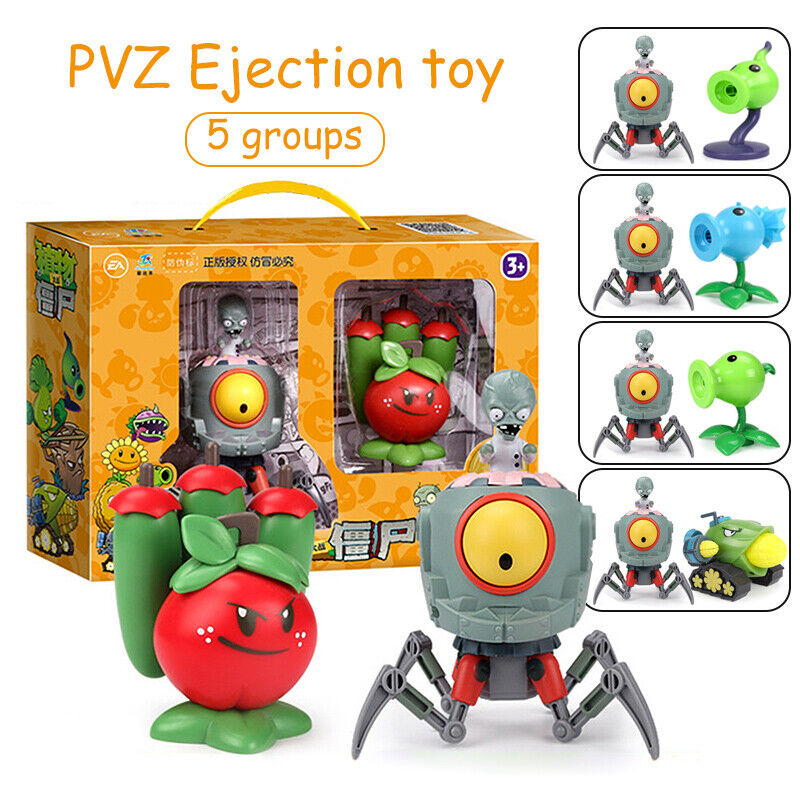 Game Plants VS Zombies Action Figure PVZ Pea Shooter & Zombie Set