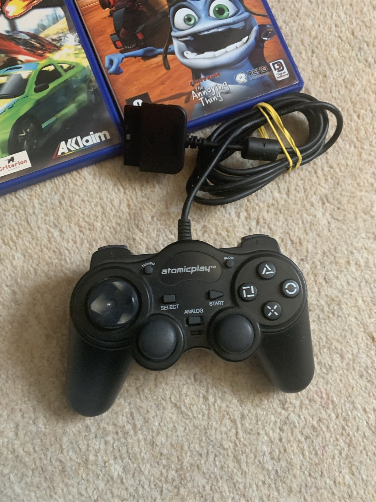 Sony PlayStation PS2 Console Bundle 27 Games Pad and all wires