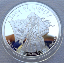 1 oz. 2021 SONS OF LIBERTY ACADEMY V2 Mini-Mintage Proof .999 fine silver
