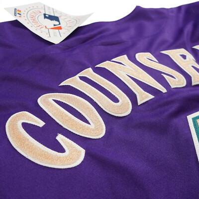 Craig Counsell Arizona Diamondbacks 2001 World Series Alt Purple