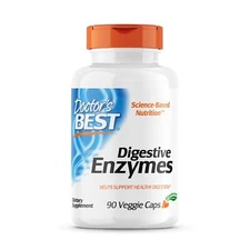 Doctor's Best Digestive Enzymes 90 Count Full Spectrum Probiotic Formula