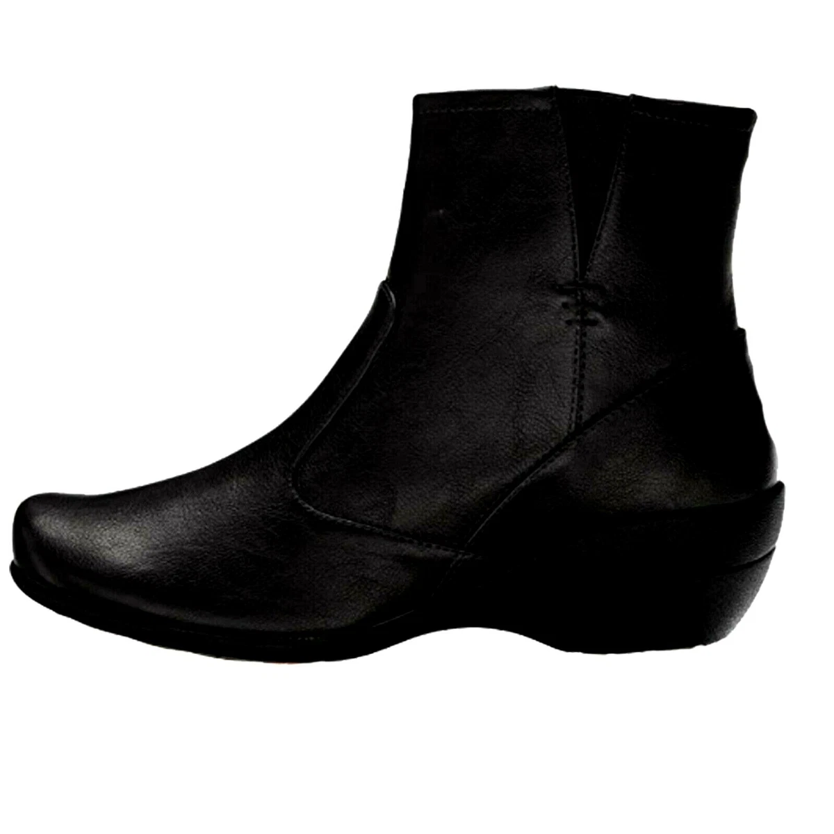 Hush Puppies Aki Kana IIV Black PU Women s Leather Boots W