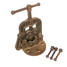 Erie Tool Works Pipe Vise No 00-H Rustic Patina Working Condition - VINTAGE