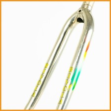 RIVOLA COLUMBUS EL VINTAGE années 90 UNICROWN ROAD BIKE 700C FOURCHE ACIER FI...