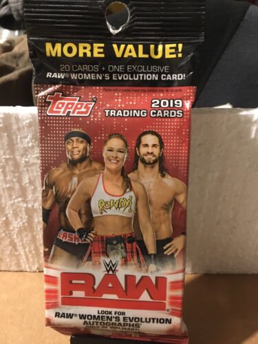 2019 Topps WWE RAW Wrestling Trading Cards FAT PACK💥💥💥