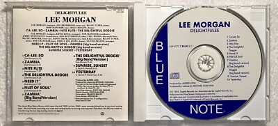 Delightfulee by Lee Morgan (CD) Reissue, Blue Note CDP 7 84243 2