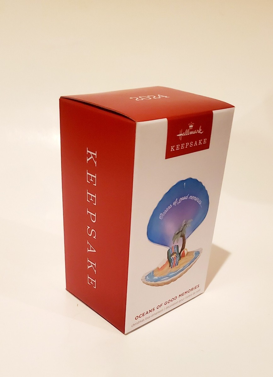 Hallmark Keepsake Ornamento Natale 2024 – Conchiglia Ricordo Spiaggia Oceani Di Buoni Ricordi