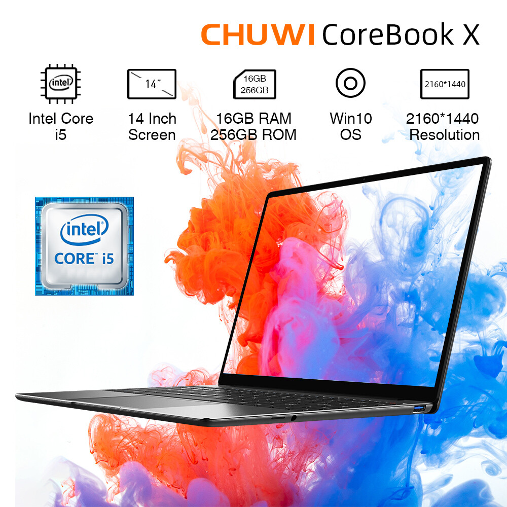 CHUWI CoreBOOK X Intel Core i5 Windows 11 Home Laptop PC 8/16GB