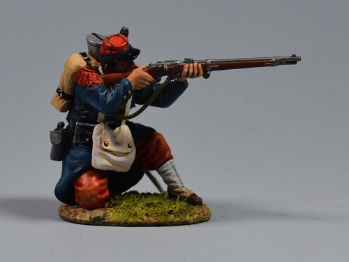 Standing Firing Chasseur, Chasseur à Pied, Franco-Prussian War, 1870-71--single figure