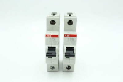 ABB S 201 C25 Circuit Breaker 2x Pieces
