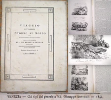 1844 Viaggio Al Mondo Dumont d'Urville~ Engravings ~Santa Cruz ~SOLOMON ISLANDS