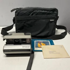 NICE Vintage POLAROID SPECTRA QPS Instant Film Camera Retro 90s Camera W/ Bag