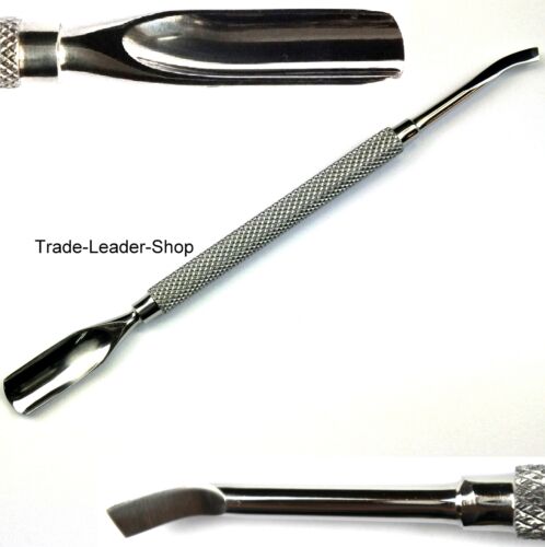TL Hollow Chisel Pusher Nail Cleaner Cuticle Slider Manicure Pedicure NATRA - Picture 1 of 4