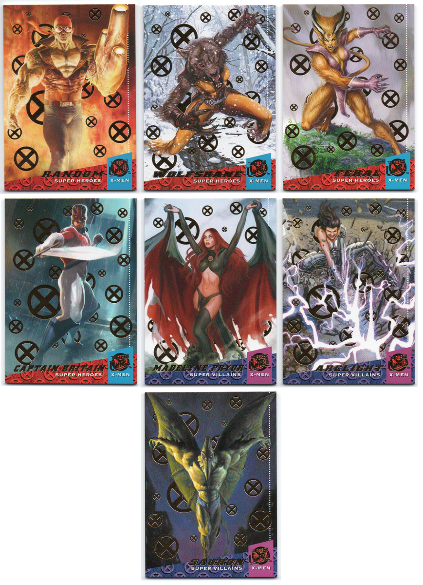 2018 Fleer Ultra X-Men Gold Foil /99 - Pick Any Complete Your Set