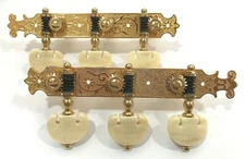 1:18 Classical Guitar machinea head Tuner peg key Gold Color Plated 200GK-P6I