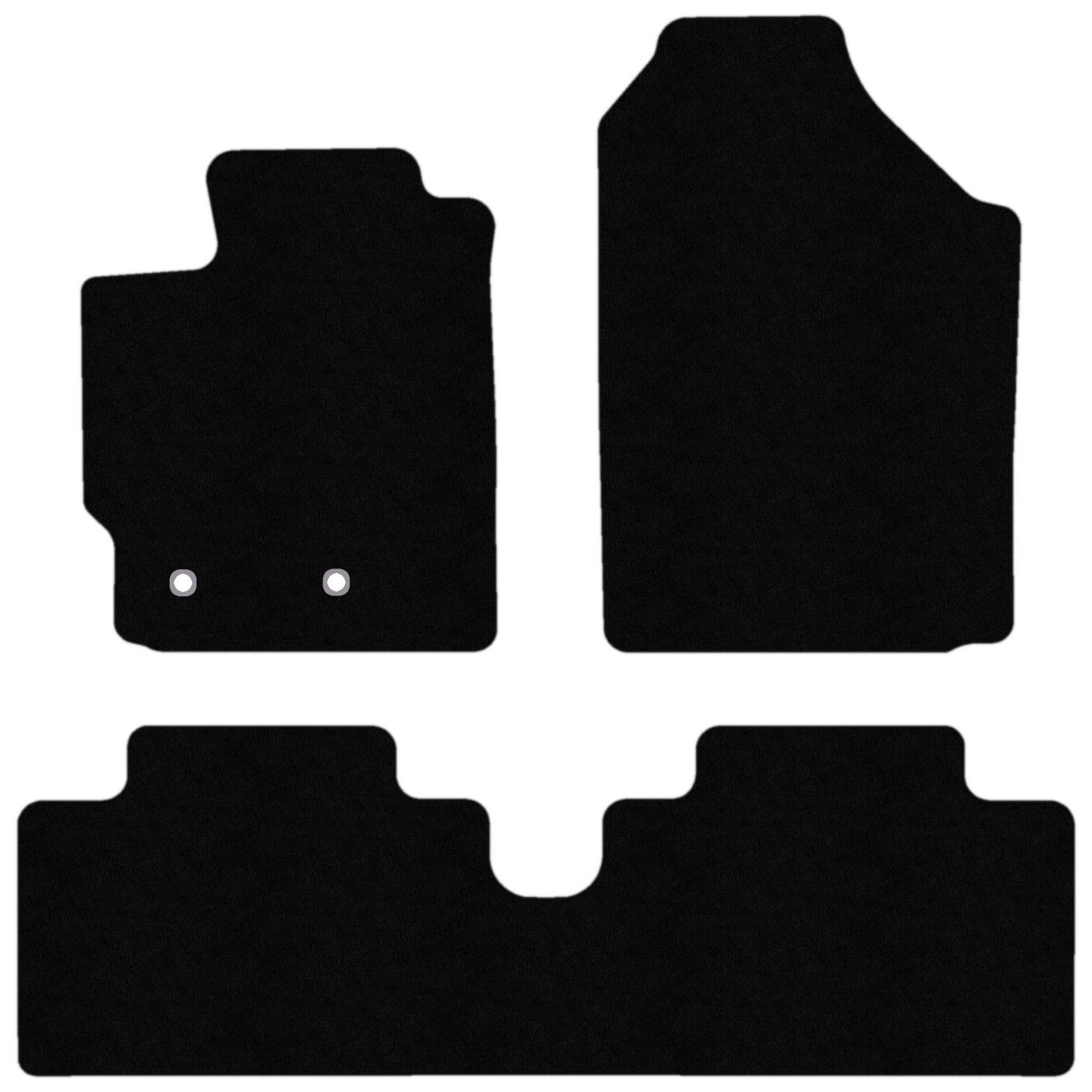Tapis de sol velours Toyota Yaris II contre l'usure de la moquette