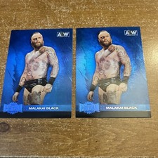 Malakai Black Blue Metal Universe AEW (2) Card Lot