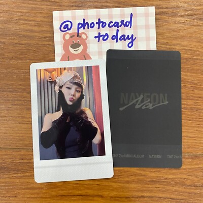 NAYEON ON HAND 'NA' POP-UP TWICE MERCH PHOTOCARD OFFICIAL JYPSHOP