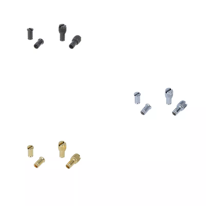 Avail Abu Side Cup Nut Set for Ambassadeur 2500C series BLACK CHROME GOLD-PLATED