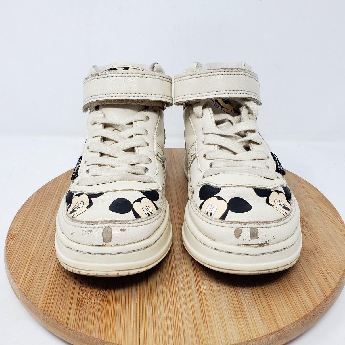 MIKIページ Zara Kids Disney Mickey Shoes EU 28 Beige Cream Girls Boys