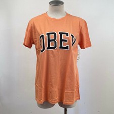 Obey Women's T-Shirt Academic Squash Size S NWT Shepard Fairey 