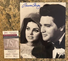 Priscilla Presley Signed 8x10 Photo Elvis Presley JSA COA King Autograph Auto