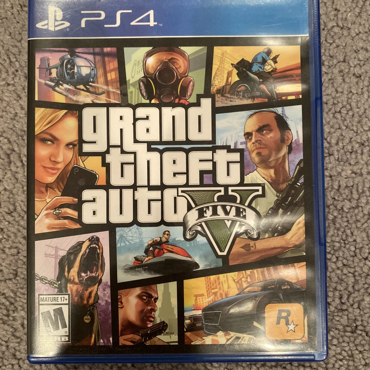 GRAND THEFT AUTO V FIVE GTA 5 PLAYSTATION 4 PS4 VIDEO GAME TESTED