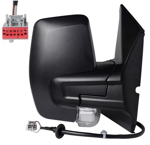 YuZong Glace de Rétroviseur pour Ford Tourneo/Transit Courier 2014-2023,Rétroviseur Extérieur Réglable Chauffant Voiture Rechange Accessoires,A-Left