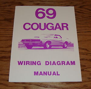 1969 Mercury Cougar Wiring Diagram Manual 69 | eBay