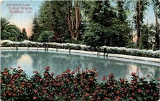 Geranium Lake, Smiley Heights, Redlands, Cal, Neuman POST CARD Postcard
