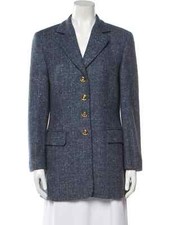[escada] Escada Virgin Wool Tweed Pattern Blazer - Size M - Pre-owned