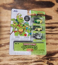 Teenage Mutant Ninja Turtles 3 Pc Set Nano Hollywood Rides Diecast Jada 31790
