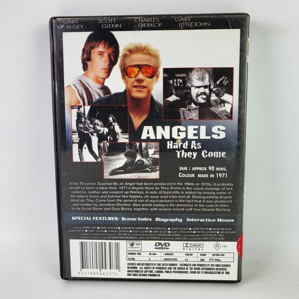 ANGELS Hard as they come -DVD Gary Busey - Image 2 of 3