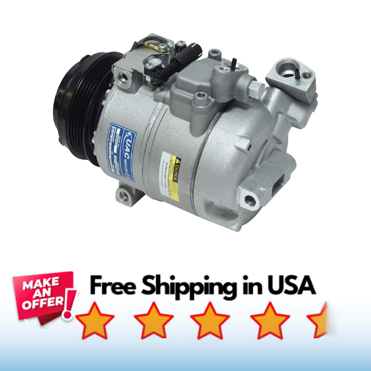 Compressor A/C Fit Bentley Arnage 1999, BMW 320i 2001-2004, BMW 540i 1998-2002