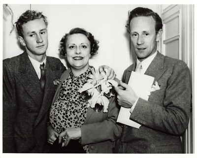 Leslie Howard Family Press Photo Ronald Howard Ruth Evelyn Martin *P166a