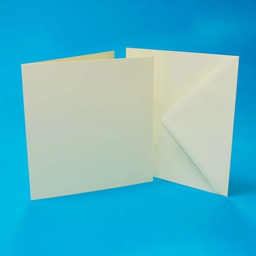 Blank Cards And Plain Envelopes White or Ivory Craft Card Making Paper Crafts - Picture 2 of 4