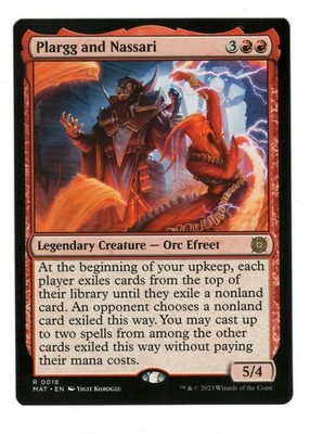 MTG Plargg and Nassari 18 March of the Machine Aftermath Magic The Gathering