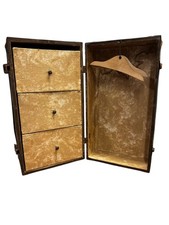 Antique Doll Steamer Trunk Case