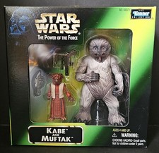 Star Wars POTF Kabe & Muftak Power of the Force MOC 1998 Kenner