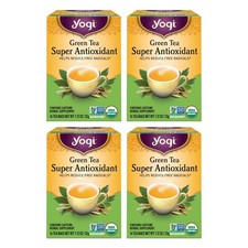 Yogi Tea Green Super Antioxidant - 16 Bags per Pack 16 Count Pack of 4 