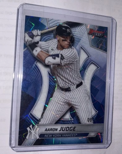 2025 Bowman's Best Aaron Judge Blue Refractor #/150 Yankees