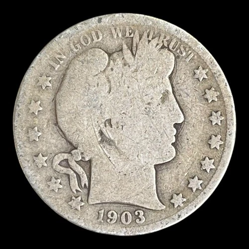1903 Barber Silver Half Dollar