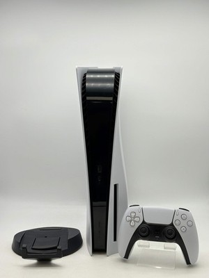 Sony PlayStation 5 CFI-1115A Disc Edition White 825GB w/ Controller & Stand