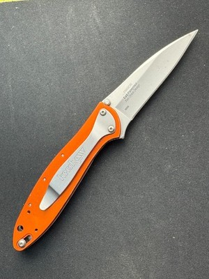 Kershaw 1660OR Leek Pocket Knife - Orange A/O Liner Lock - Parts