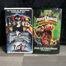 Mighty Morphin Power Rangers: The Movie 1995 + Dino Thunder Vol 1 2004 VHS