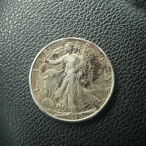 1945 P Walking Liberty Half Dollar Silver coin 50 cents Walker 50C AU AUNC NICE