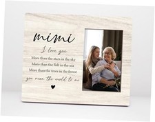 Mimi Picture Frame, Mimi Gifts for Grandma, Mimi Mother's Day Birthday Gifts