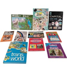 Stamp Collecting Guide Books & Albums Ace Stanley Gibbons Globe Master Preloved