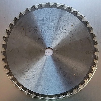 Tenryu PRS-18540 Carbide Tipped Saw Blade, 7-1/4'' x 40 Tooth TCG Grind